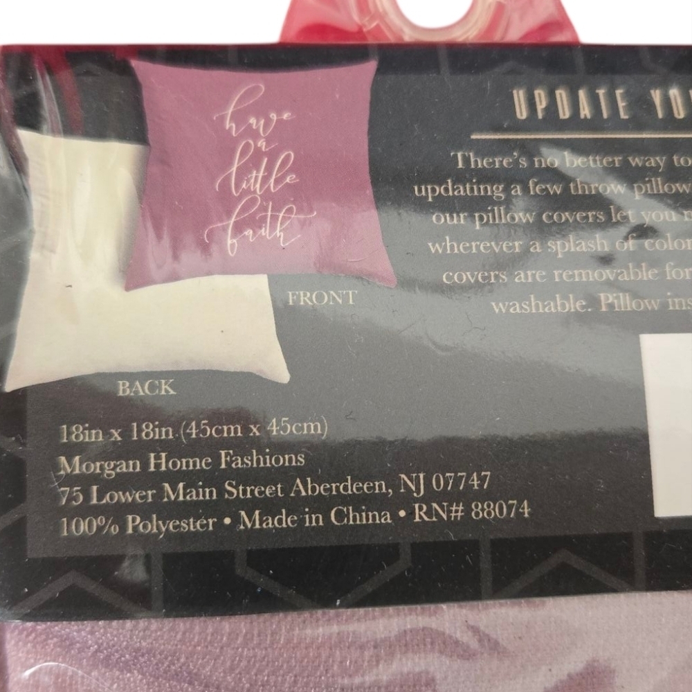 NWT Blue and Pink Pillow Covers - Picture 2 of 5